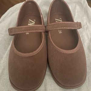 Zara velvet Mary Jane shoes - Toddler 9.5